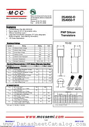 2SA950-O datasheet pdf Micro Commercial Components