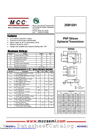 2SB1261 datasheet pdf Micro Commercial Components