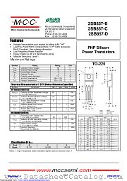 2SB857-C datasheet pdf Micro Commercial Components