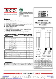 2SC2001-L datasheet pdf Micro Commercial Components