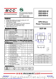 2SD1005-W datasheet pdf Micro Commercial Components