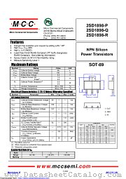 2SD1898-R datasheet pdf Micro Commercial Components
