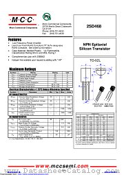 2SD468-B datasheet pdf Micro Commercial Components