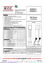 8550SS-C datasheet pdf Micro Commercial Components