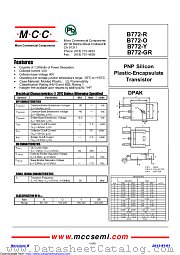 B772-GR datasheet pdf Micro Commercial Components