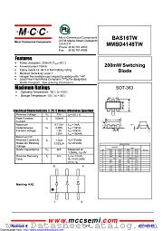 MMBD4148TW datasheet pdf Micro Commercial Components