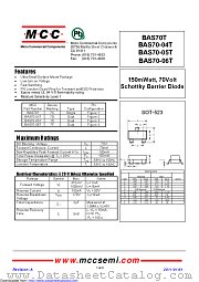 BAS70-05T datasheet pdf Micro Commercial Components