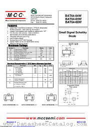 BAT64-04W datasheet pdf Micro Commercial Components