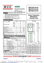 BD139-10 datasheet pdf Micro Commercial Components