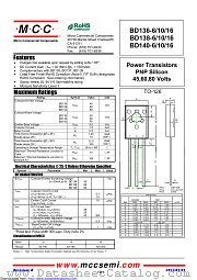 BD140-16 datasheet pdf Micro Commercial Components