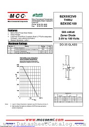 BZX55C2V2 datasheet pdf Micro Commercial Components