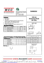 DAN202U datasheet pdf Micro Commercial Components