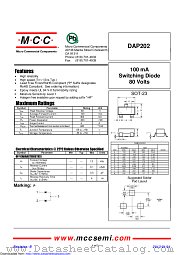 DAP202 datasheet pdf Micro Commercial Components