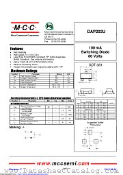 DAP202U datasheet pdf Micro Commercial Components