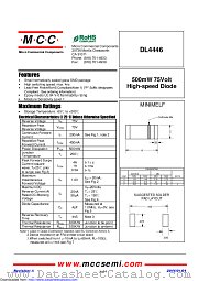 DL4446 datasheet pdf Micro Commercial Components