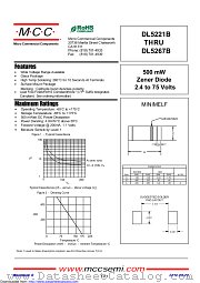 DL5261B datasheet pdf Micro Commercial Components