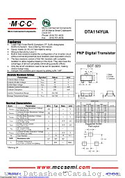 DTA114YUA datasheet pdf Micro Commercial Components