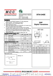 DTA124EE datasheet pdf Micro Commercial Components