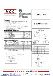 DTC123JUA datasheet pdf Micro Commercial Components