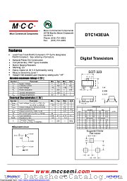 DTC143EUA datasheet pdf Micro Commercial Components