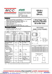 ER1G-L datasheet pdf Micro Commercial Components