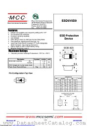 ESD5V0D9 datasheet pdf Micro Commercial Components