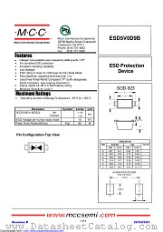 ESD5V0D9B datasheet pdf Micro Commercial Components