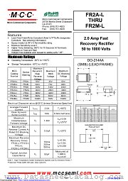 FR2D-L datasheet pdf Micro Commercial Components