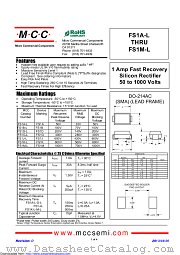 FS1A-L datasheet pdf Micro Commercial Components
