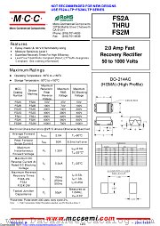 FS2K datasheet pdf Micro Commercial Components