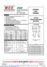 GPA802 datasheet pdf Micro Commercial Components