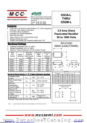 GS2D-L datasheet pdf Micro Commercial Components