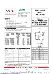 KBJ1004G datasheet pdf Micro Commercial Components