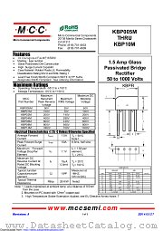 KBP06M datasheet pdf Micro Commercial Components
