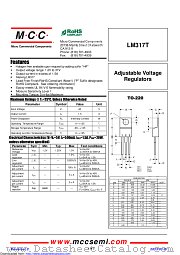 LM317T datasheet pdf Micro Commercial Components