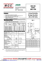 MB18M datasheet pdf Micro Commercial Components
