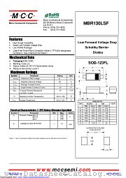 MBR130LSF datasheet pdf Micro Commercial Components
