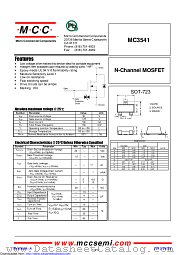 MC3541 datasheet pdf Micro Commercial Components