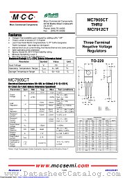 MC7908CT datasheet pdf Micro Commercial Components