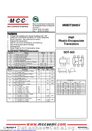 MMDT3906V datasheet pdf Micro Commercial Components