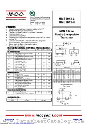 MMS9013-H datasheet pdf Micro Commercial Components