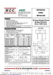 MP5010W datasheet pdf Micro Commercial Components