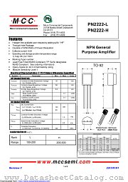 PN2222-L datasheet pdf Micro Commercial Components