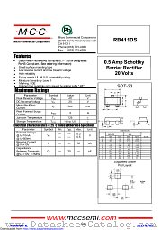 RB411DS datasheet pdf Micro Commercial Components