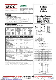 RMB6S datasheet pdf Micro Commercial Components
