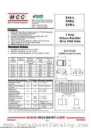 S1A-L datasheet pdf Micro Commercial Components