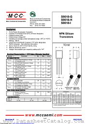 S9018-H datasheet pdf Micro Commercial Components