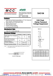 SAC136 datasheet pdf Micro Commercial Components