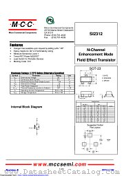 SI2312 datasheet pdf Micro Commercial Components
