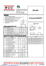 SI3134K datasheet pdf Micro Commercial Components